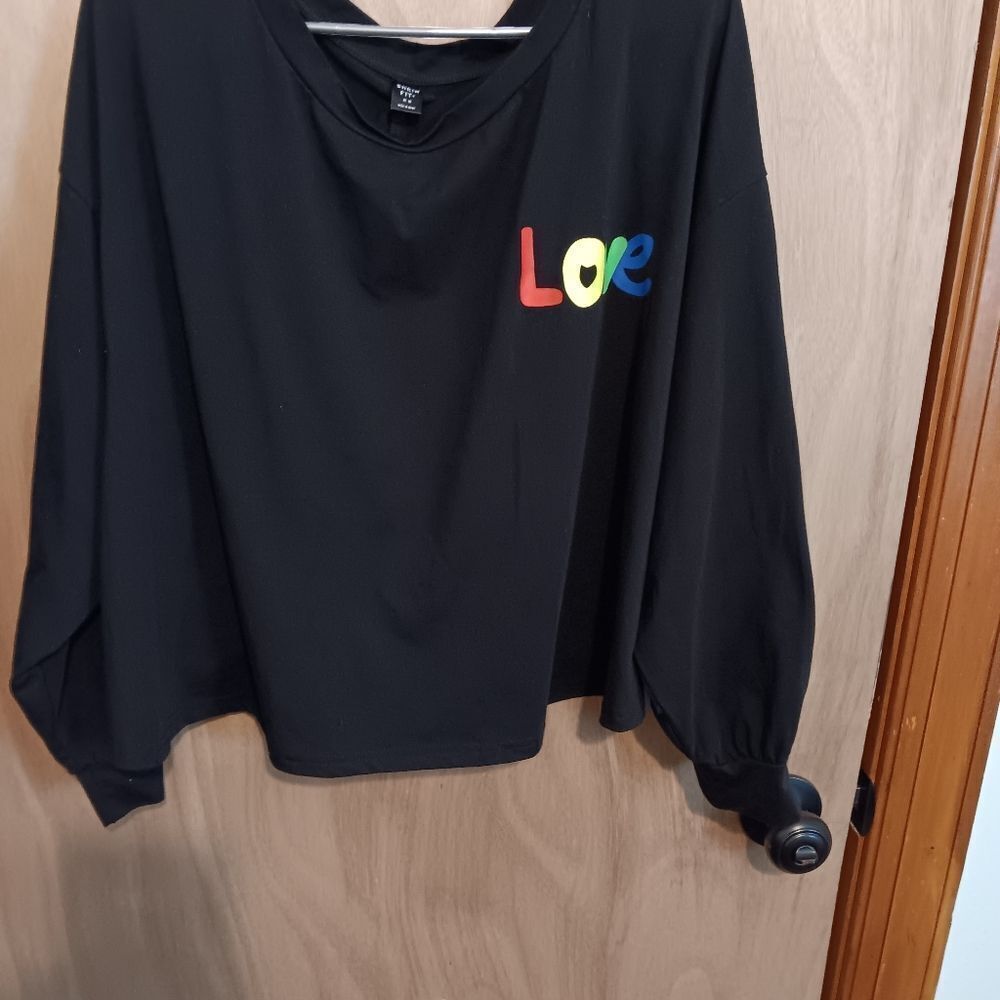 (NWOT) Shein Fit Love Shirt & Skirt Set sz 26w - Picture 7 of 12